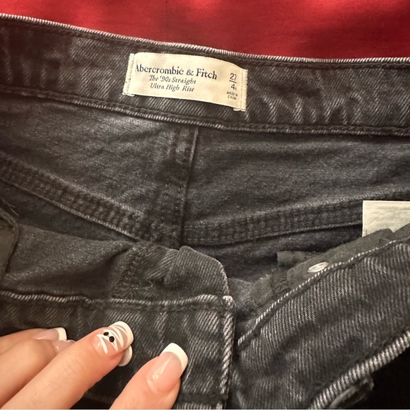 Abercrombie 90s straight ultra high rise jeans - Picture 2 of 4